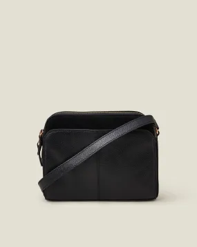 Accessorize Zip Leather Cross-Body Bag | Simply Be