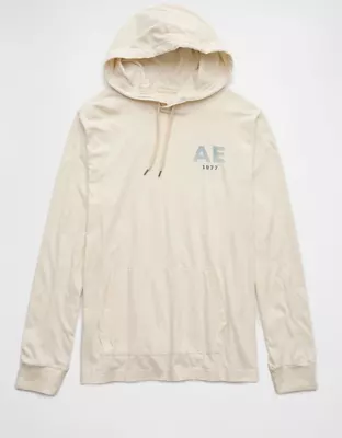 AE Logo Graphic Hoodie T-Shirt-