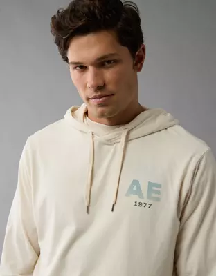 AE Logo Graphic Hoodie T-Shirt-