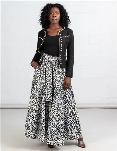 African Print Maxi Skirt