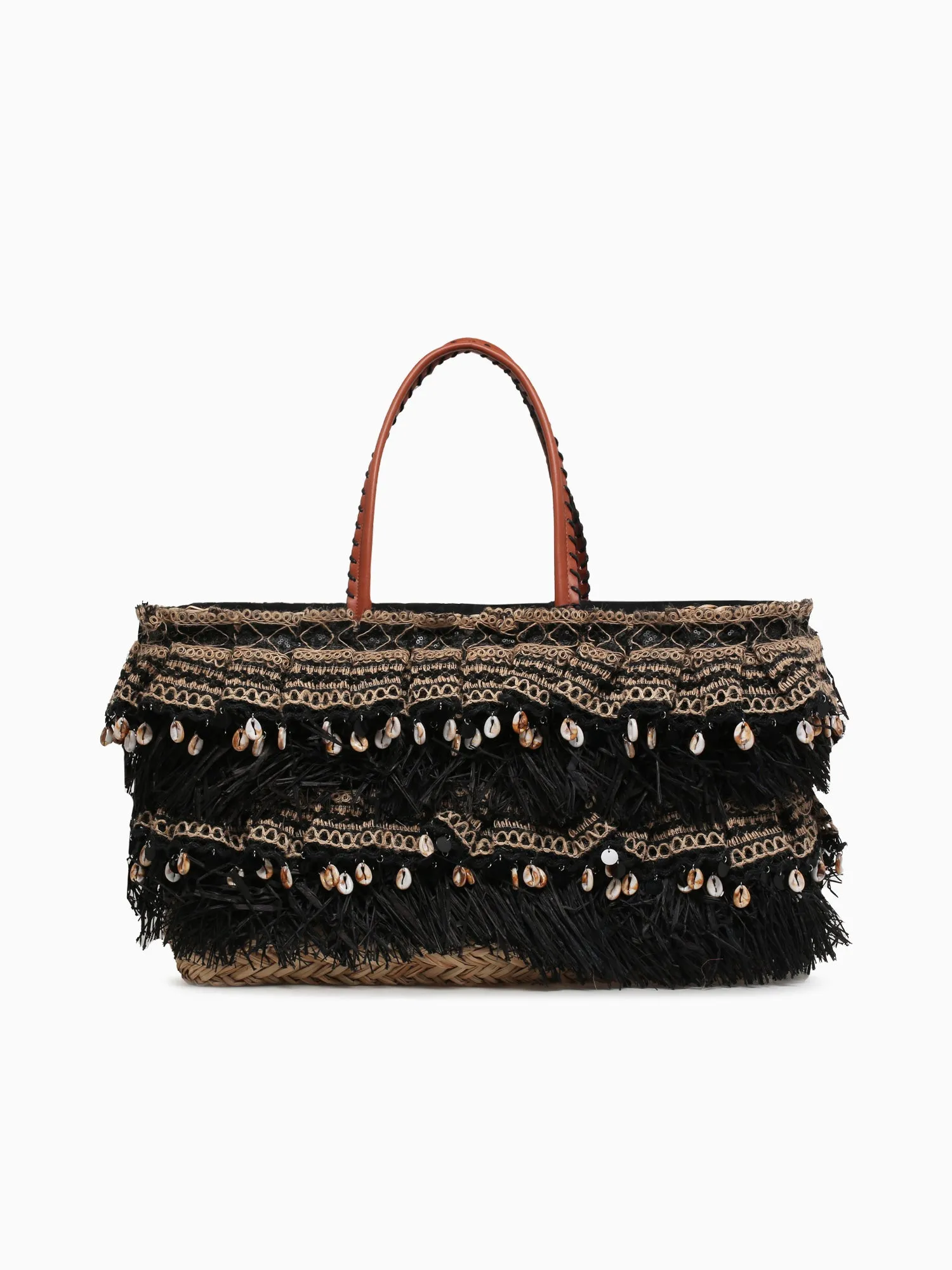 Alex Max Sea Shells Tote Black