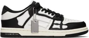 AMIRI Black & White Skel Top Low Sneakers