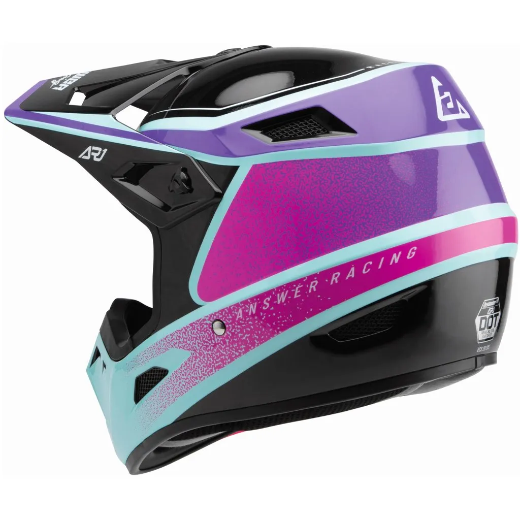 Answer - 2022 Youth AR-1 Vivid MX Helmet