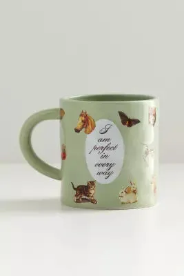 Arabella Mug - Green ALL at Urban Outfitters