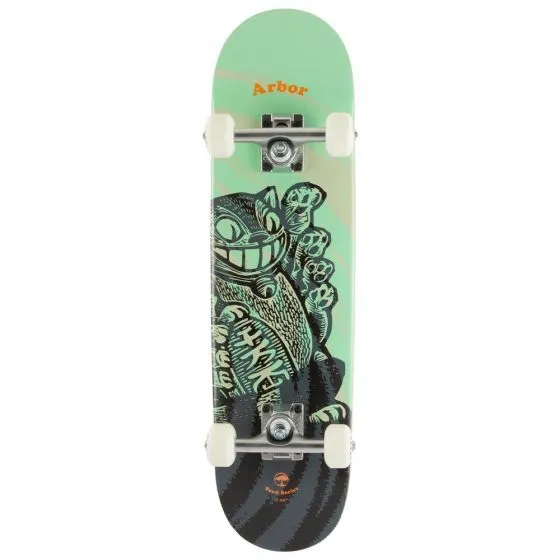 Arbor Seed 7.25 Woodcut Complete Kids Skateboard