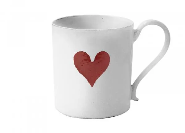 Astier de Villatte   Heart Mug