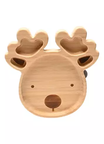 Bambino Bamboo Plate - Reindeer | Kaleidoscope