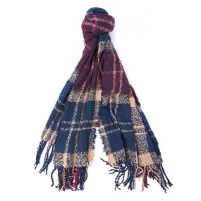 Barbour Boucle Scarf LSC0120 - Damson