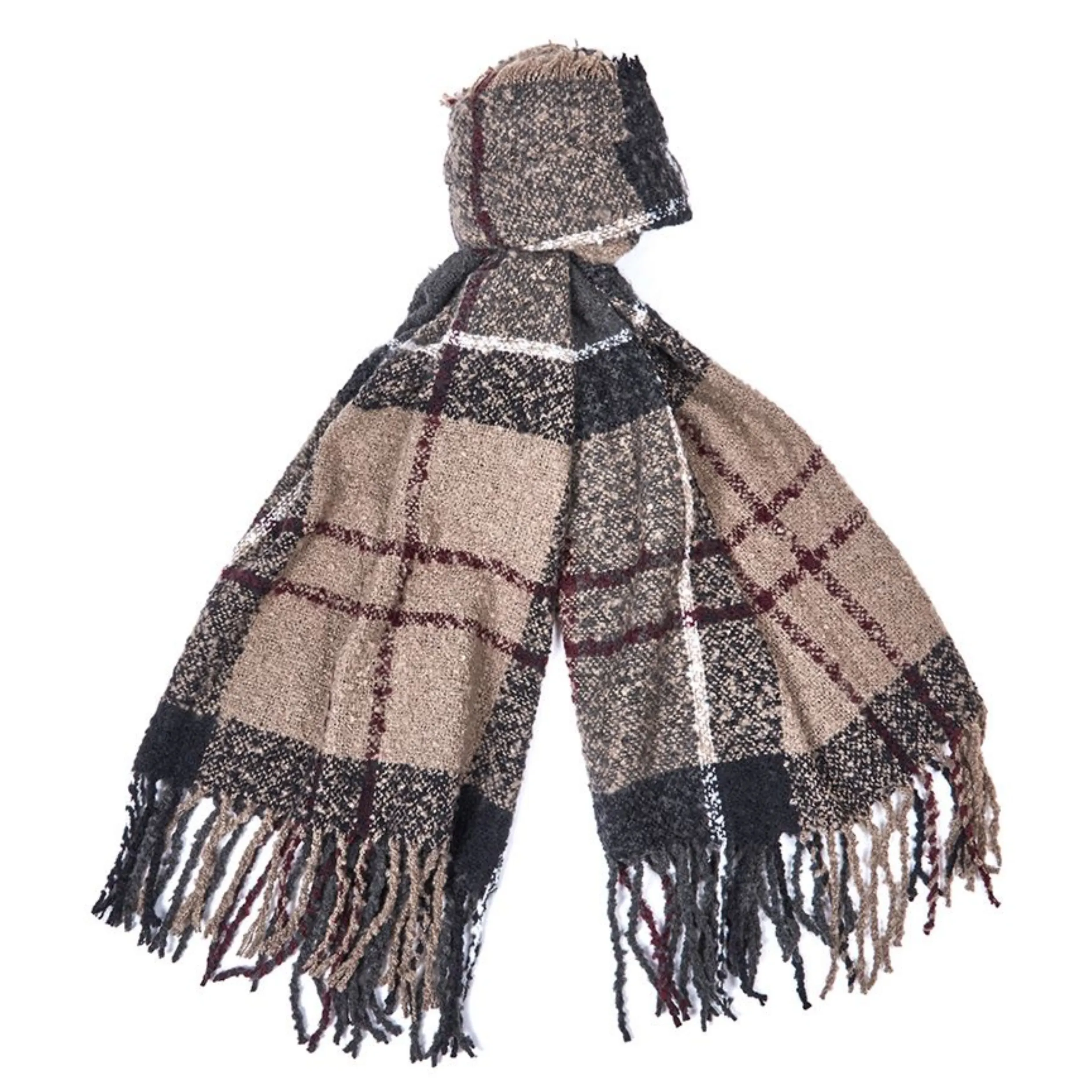 Barbour Boucle Scarf LSC0120 - Winter Dress