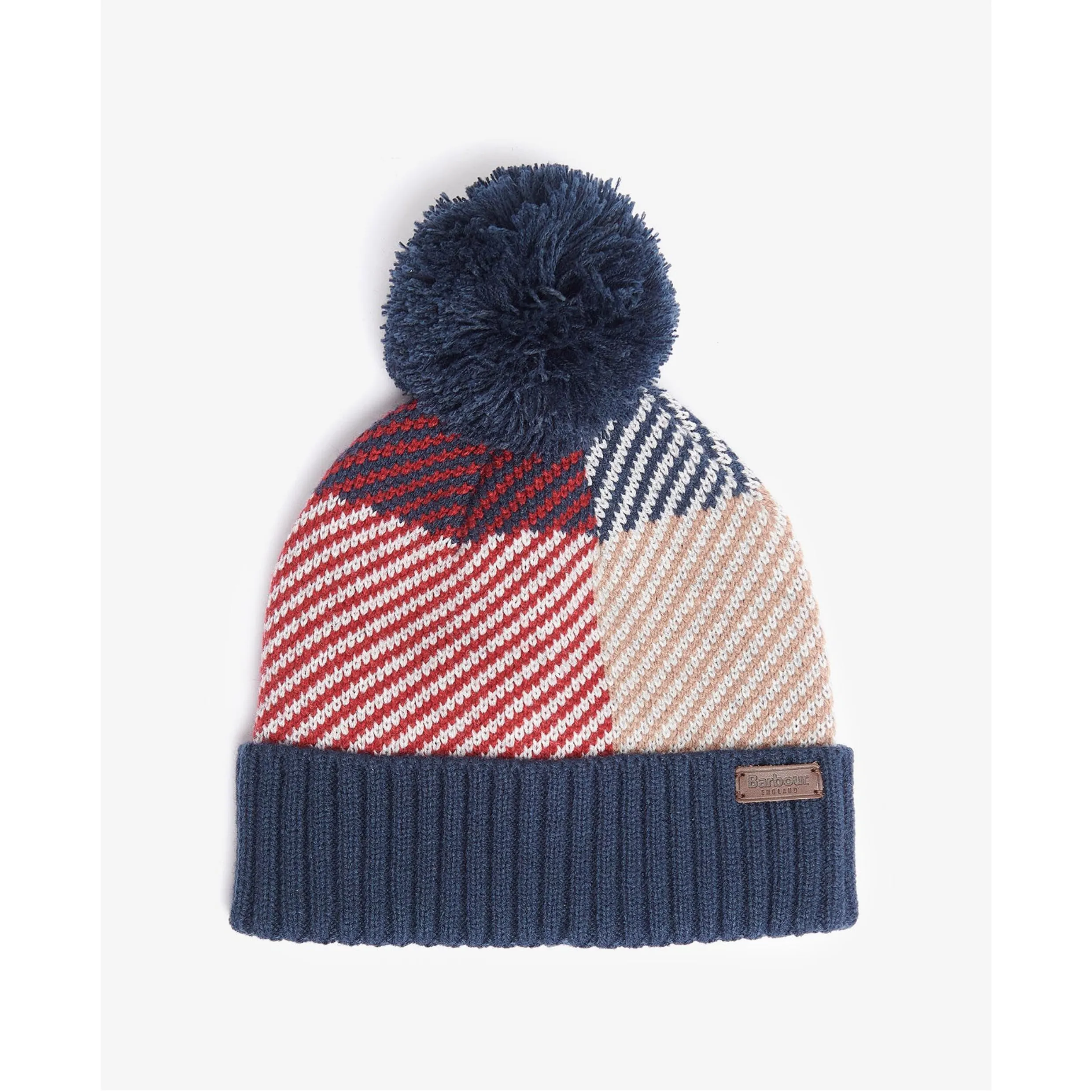 Barbour Finn Beanie & Scarf Gift Set Cranberry