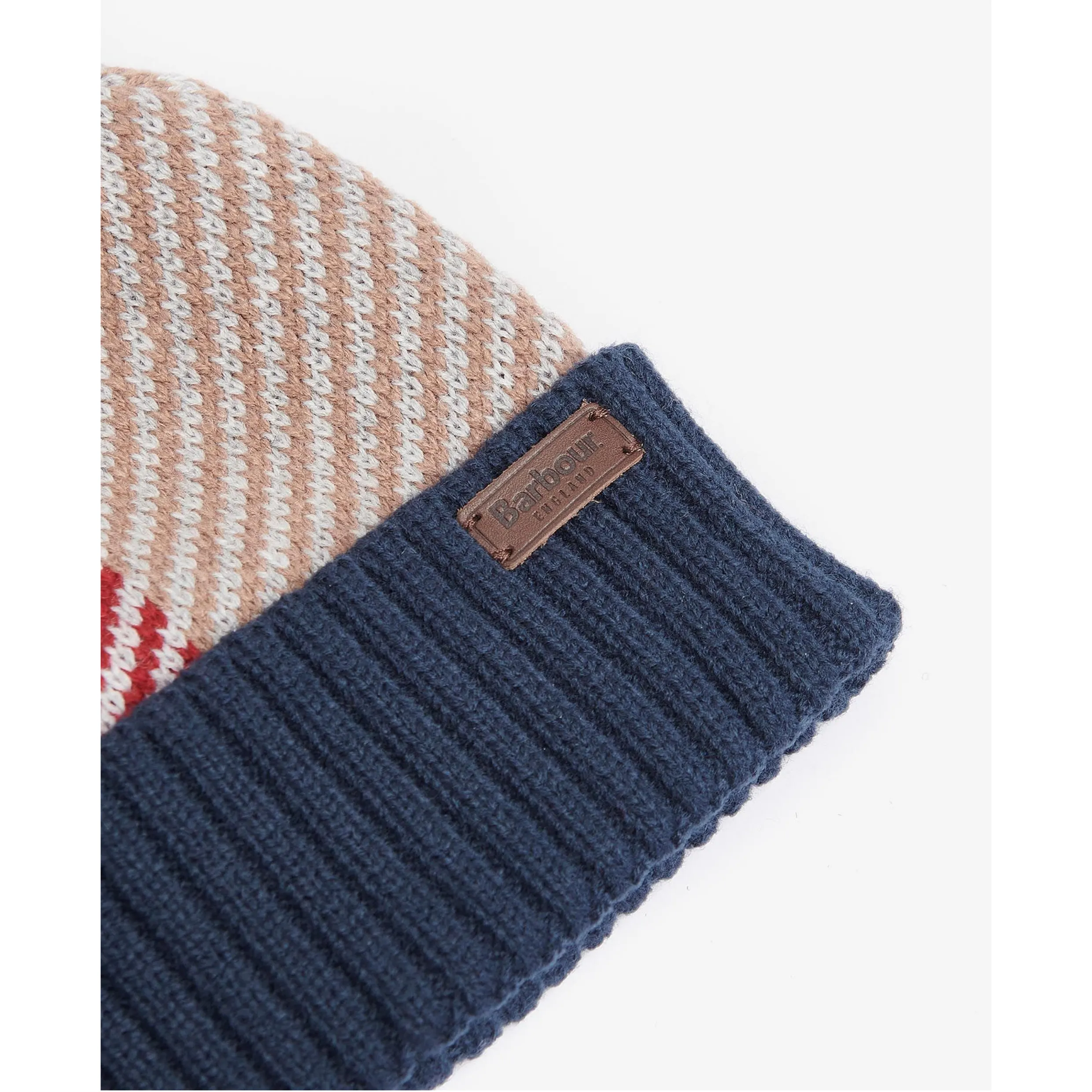 Barbour Finn Beanie & Scarf Gift Set Cranberry