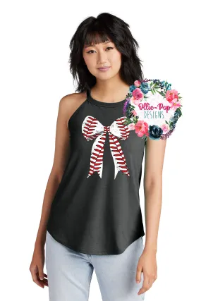 Baseball OR Softball Bow - Rocker Tank