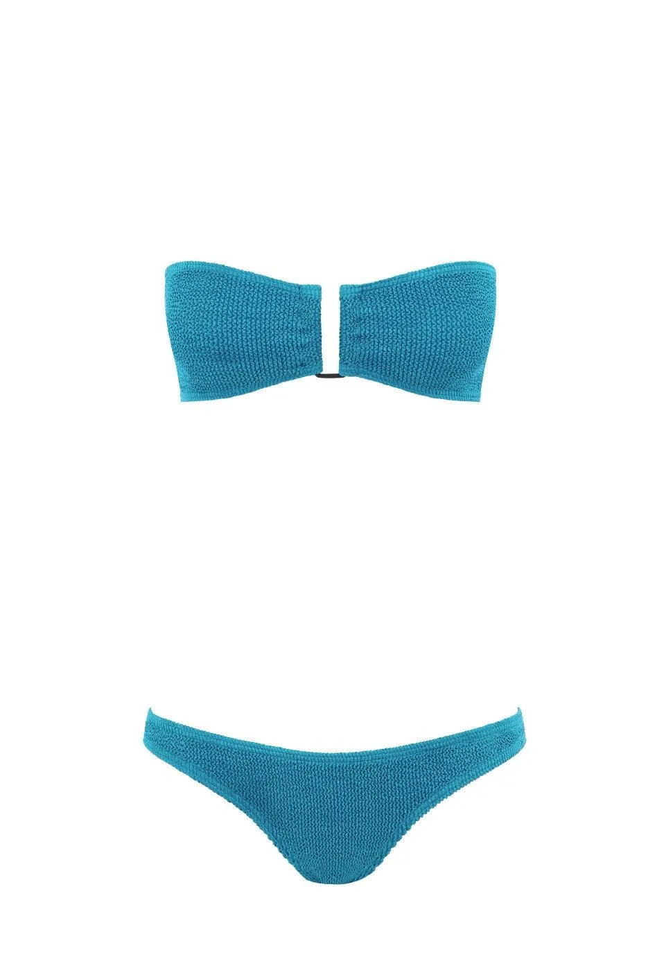 Blake Bandeau Bikini Top in Ocean Shimmer