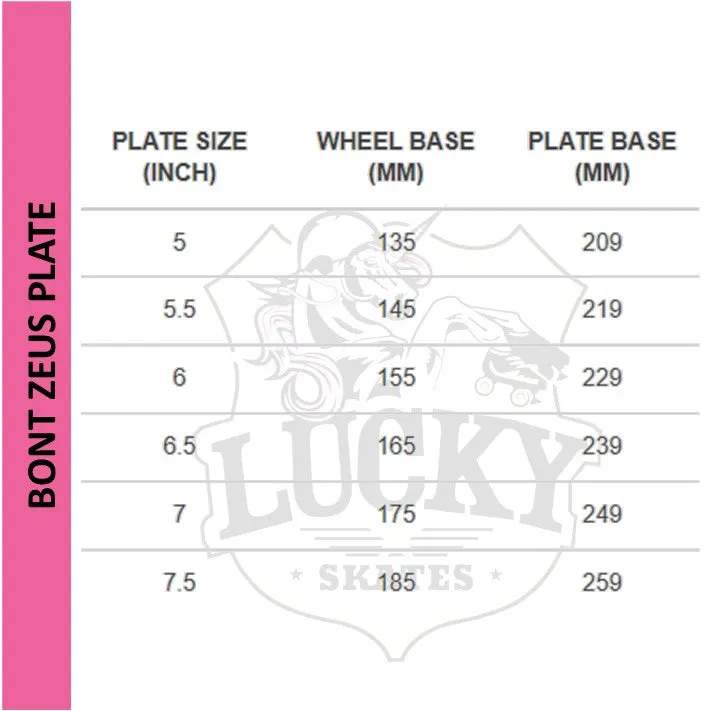 Bont Zeus Carbon NTS Speed Plate