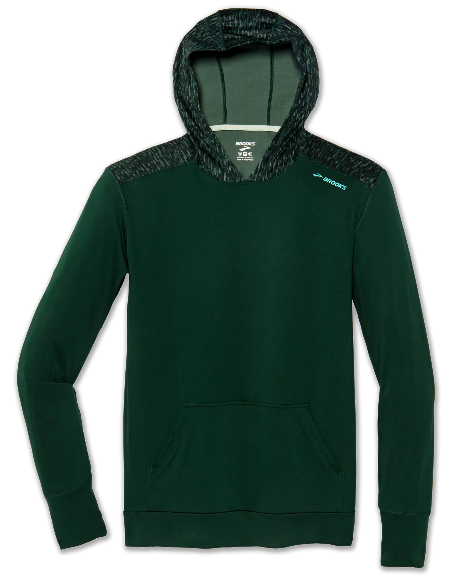 Brooks | Dash Hoodie | Men's | Pine/Pine Rain