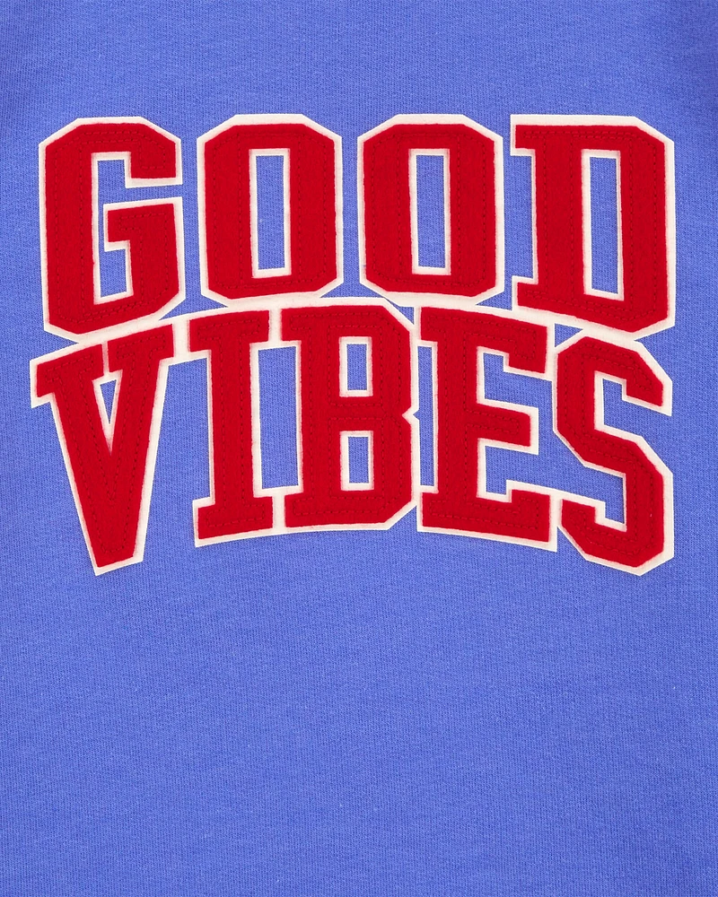 Carters Oshkosh Toddler Good Vibes Pullover Sweatshirt