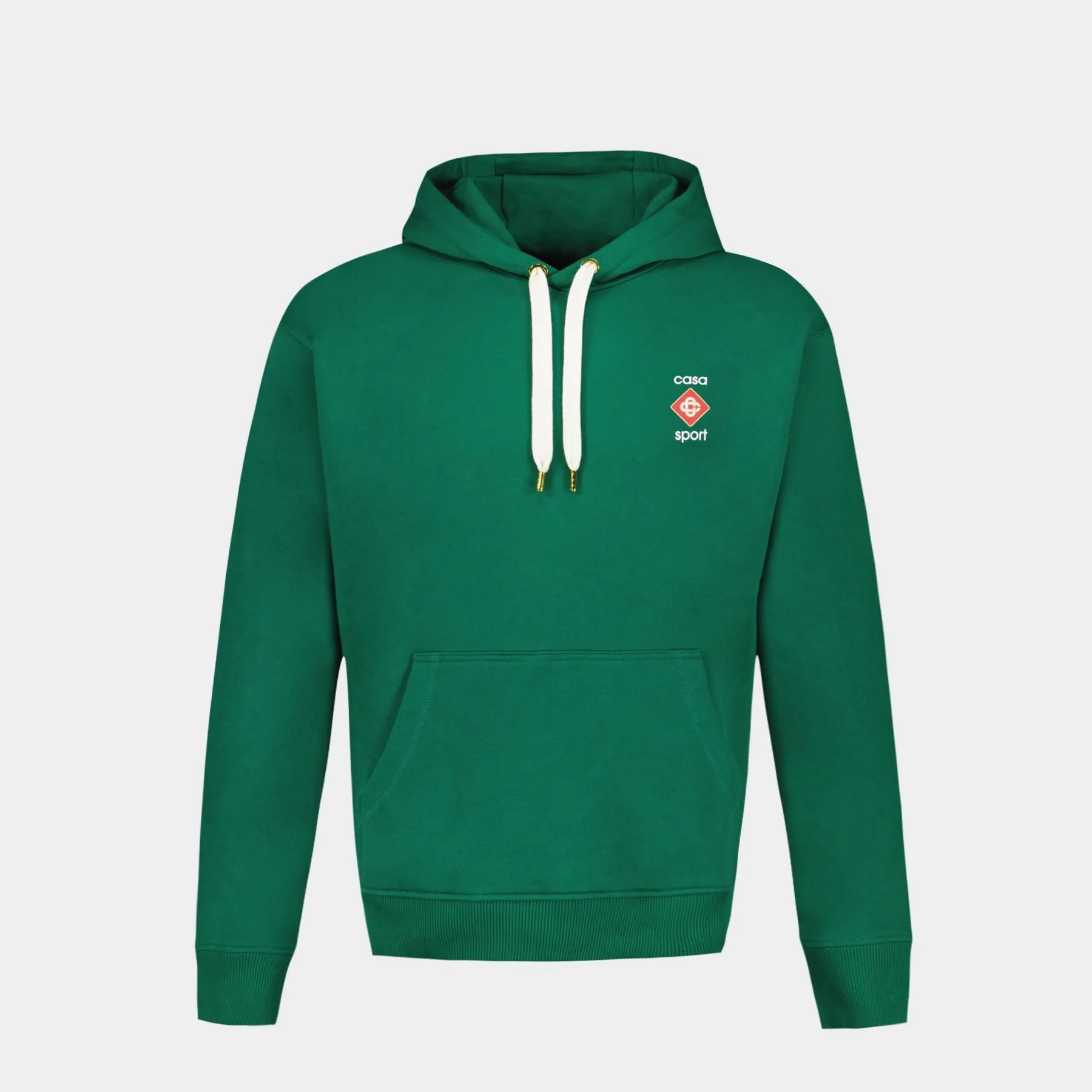 Casablanca  Casa Sport Hoodie - Casablanca - Green - Cotton