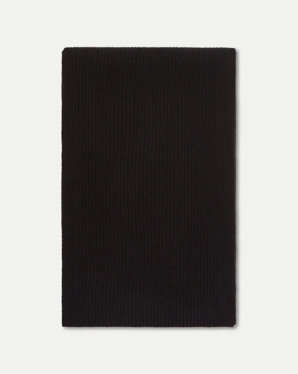 Cashmere Ribbed Scarf