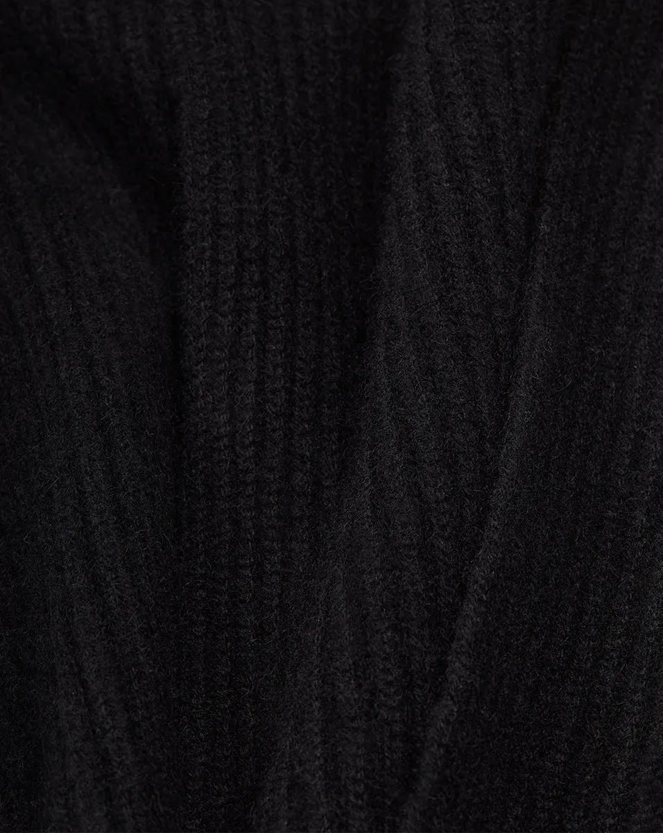 Cashmere Ribbed Scarf