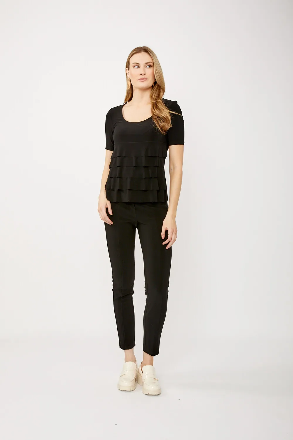 Casual Scoop Neck Pullover Style 242214