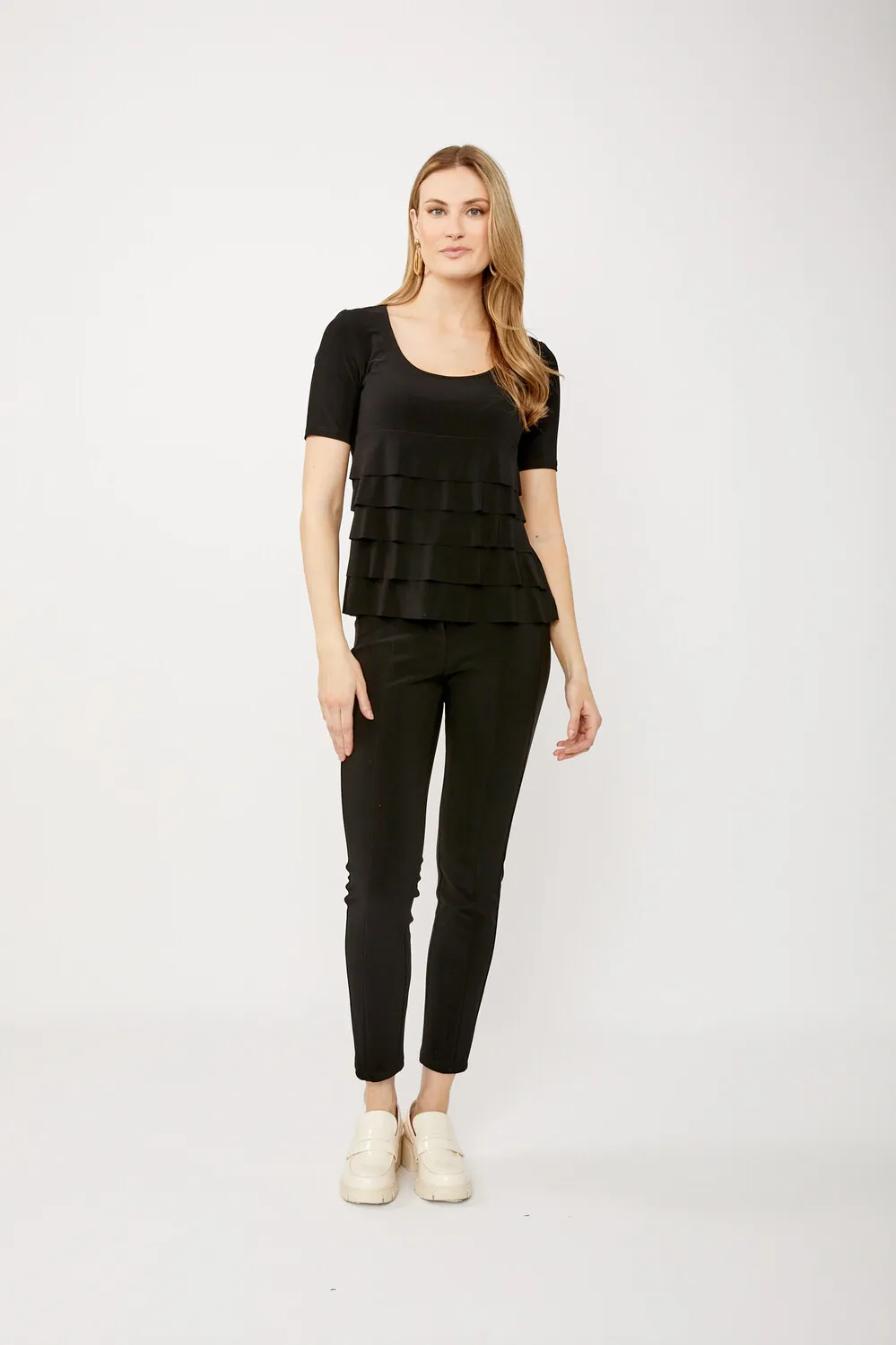 Casual Scoop Neck Pullover Style 242214