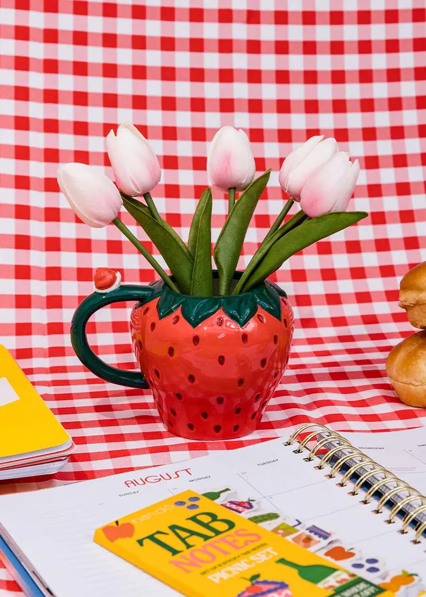 Ceramic Strawberry Mug