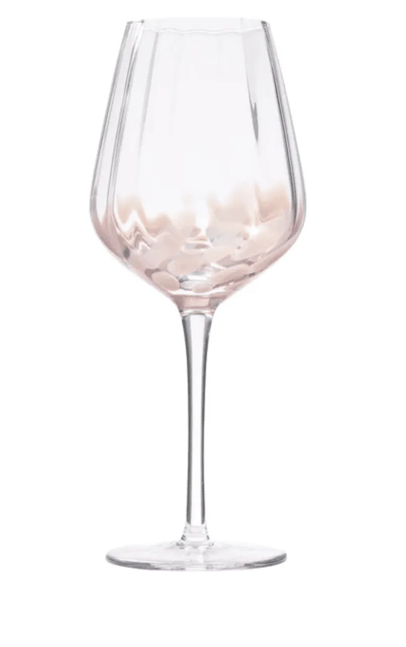 Cheena Wine Glass Pink