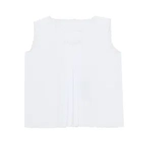 Colibri Unisex White Tank In Cotton