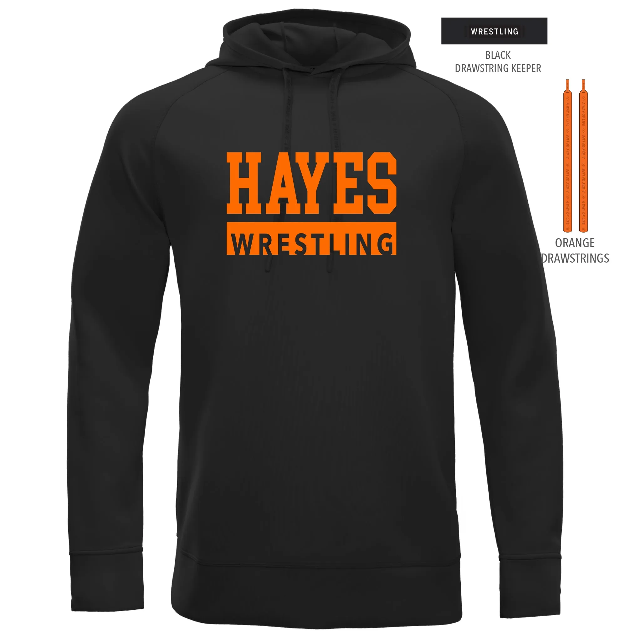 Cool-Touch Hoodie-Unisex--Delaware Hayes-Hayes-