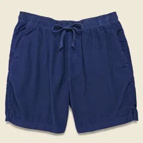 Corduroy Easy Short - Indigo