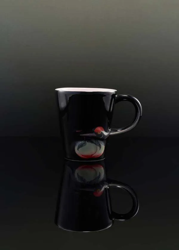 Crane Mug - Black