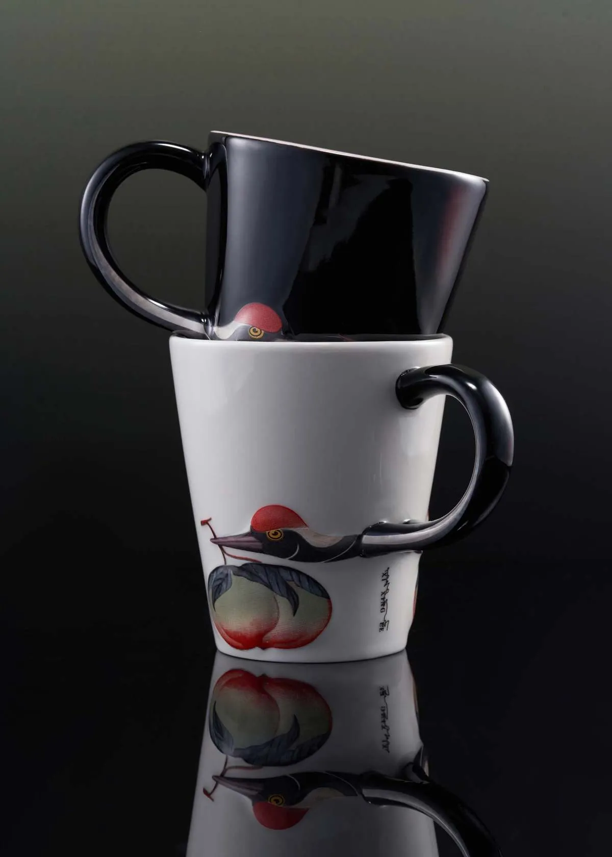 Crane Mug - Black