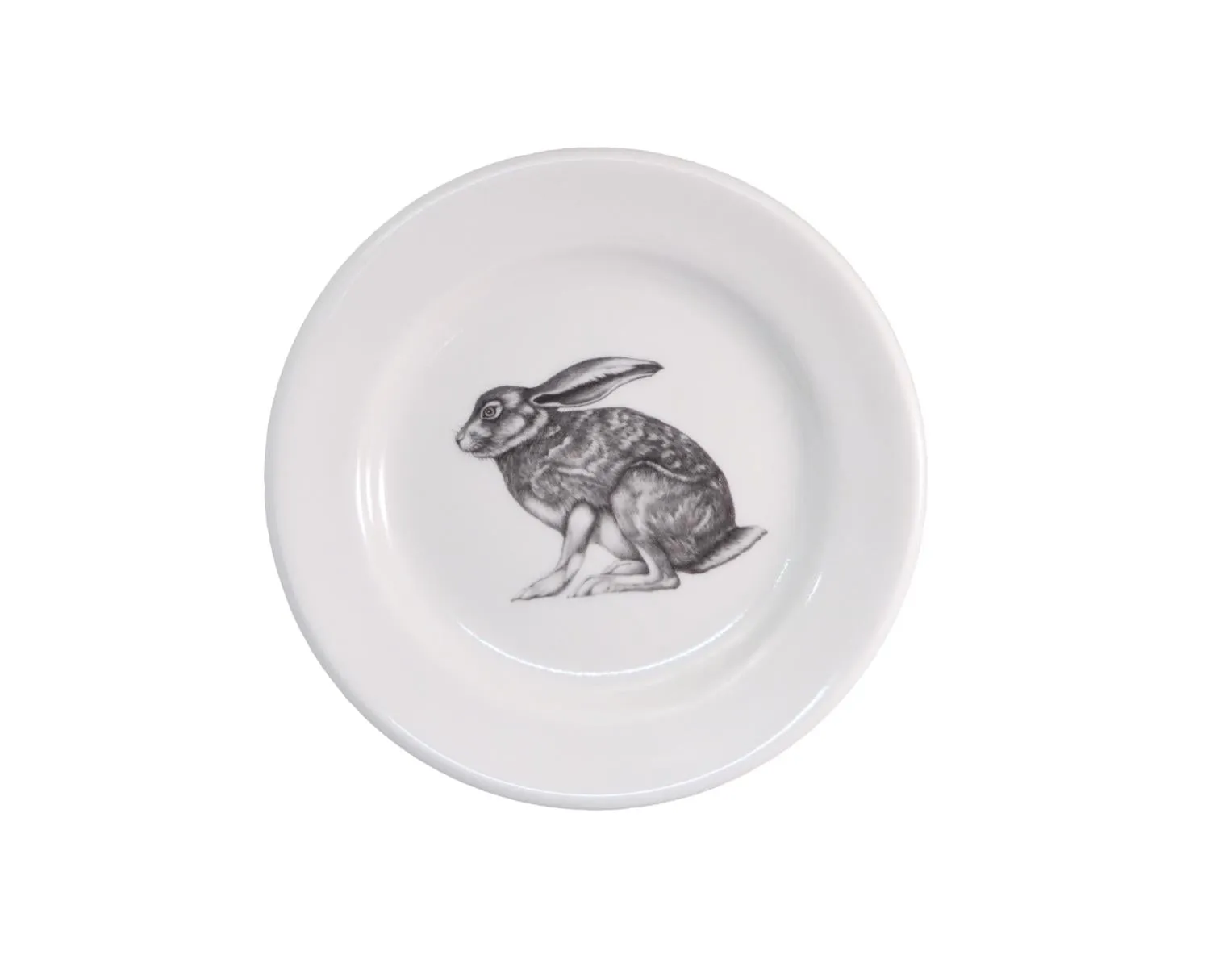 Crouching Hare Bread Plate