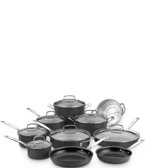 Cuisinart Chef's Classic Nonstick Hard Anodized 17-Piece Cookware Set