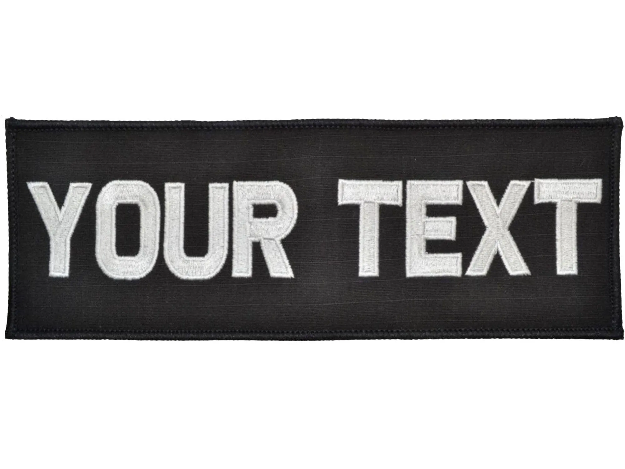 Custom Plate Carrier Text Patch - 4x11