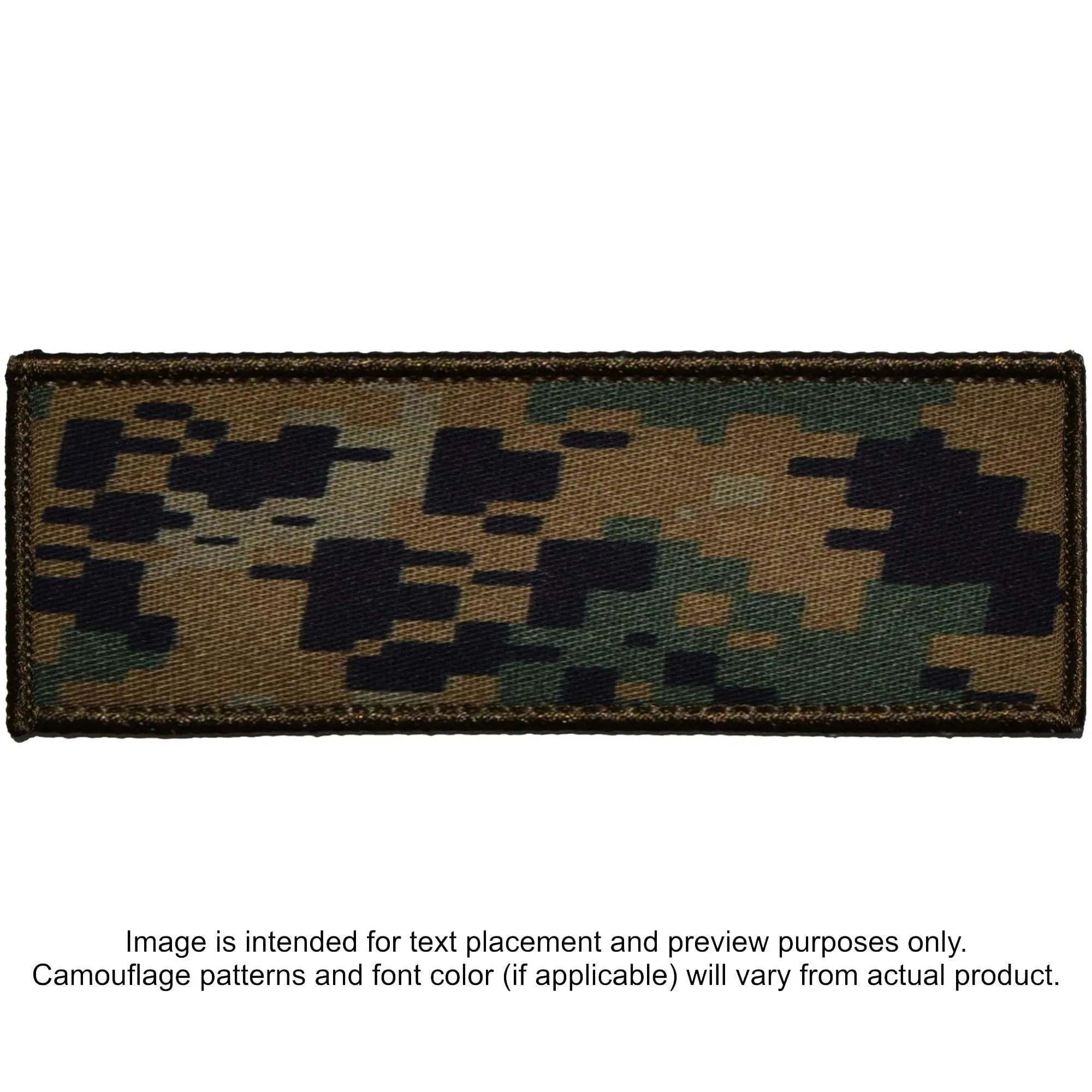 Custom Plate Carrier Text Patch - 4x11