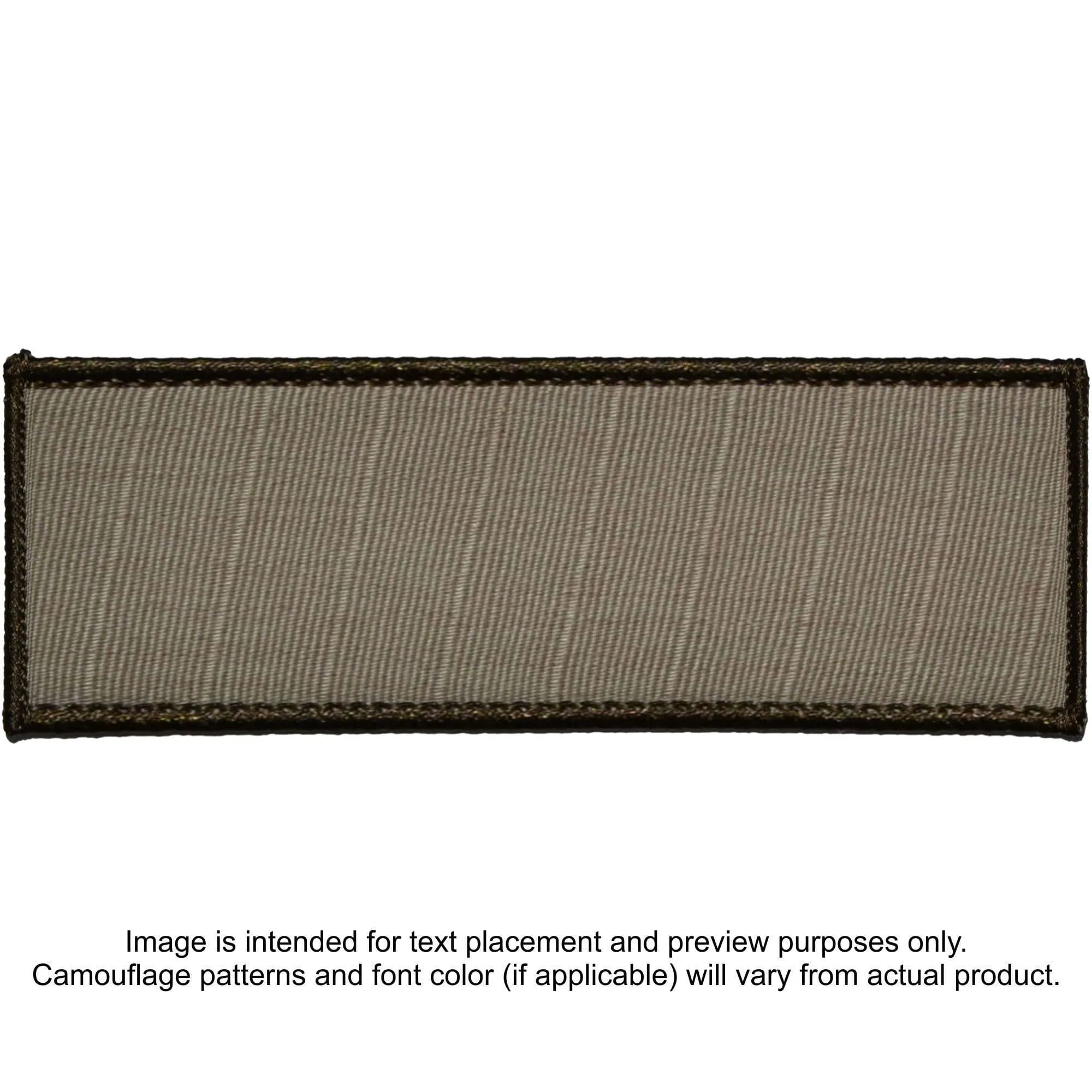 Custom Plate Carrier Text Patch - 4x11