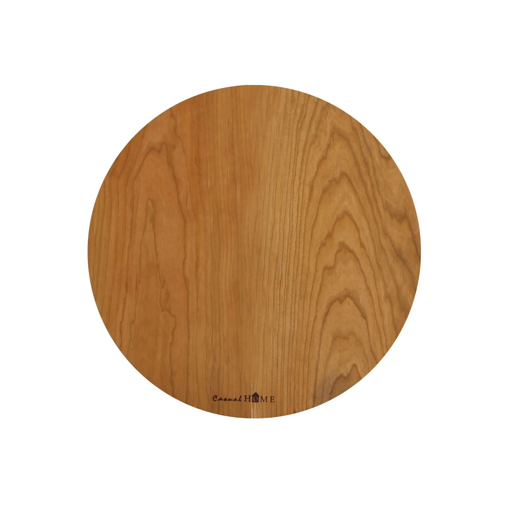 Delice Cherry Round Cutting Board with Juice Drip Groove