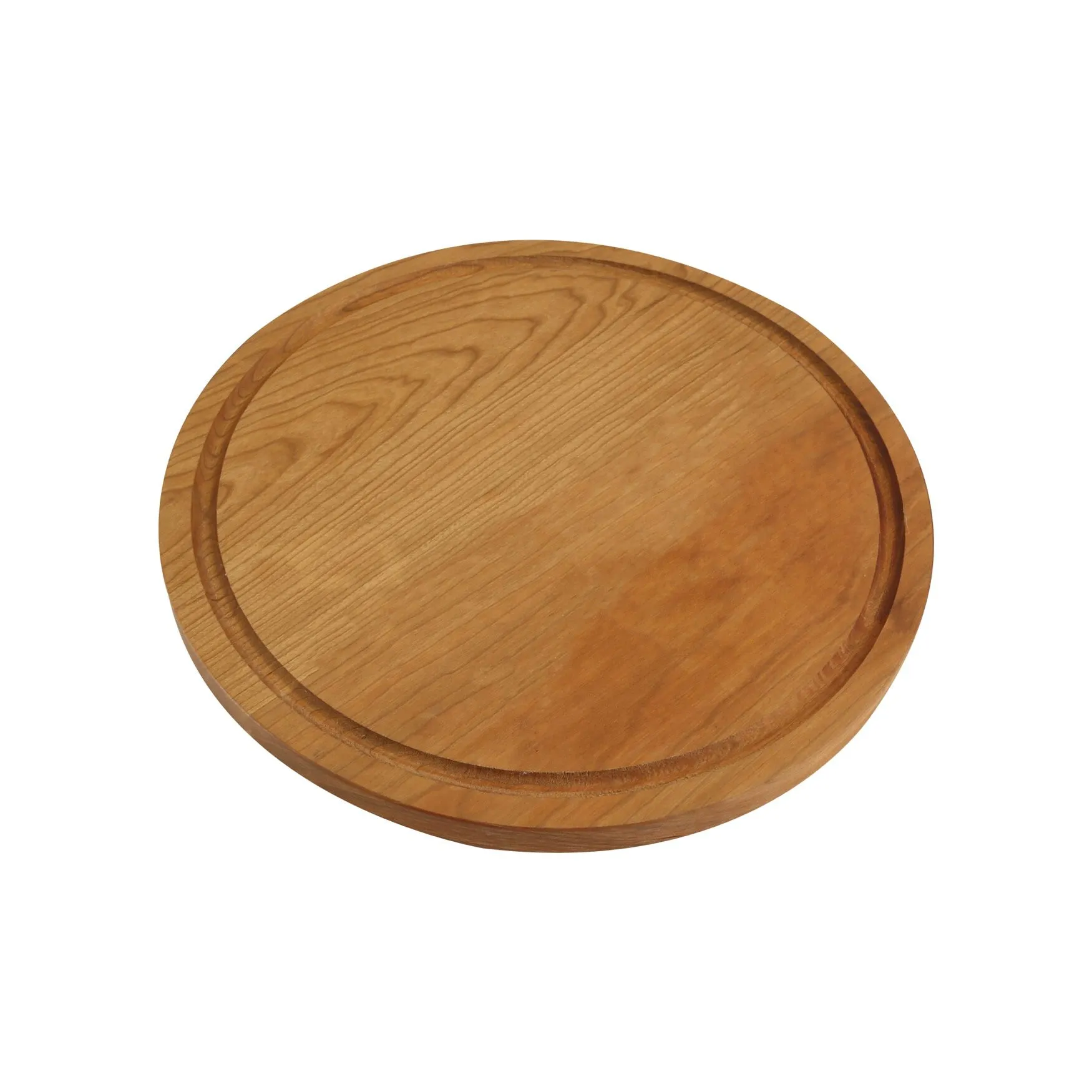 Delice Cherry Round Cutting Board with Juice Drip Groove