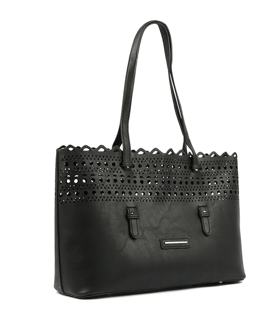 DIANA FERRARI Ariella Tote Black Pu