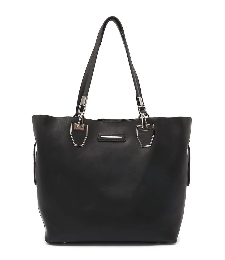 DIANA FERRARI Luelle Duty Tote Black Smooth