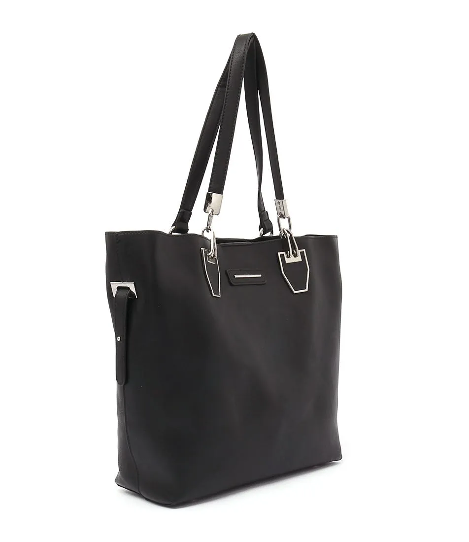 DIANA FERRARI Luelle Duty Tote Black Smooth