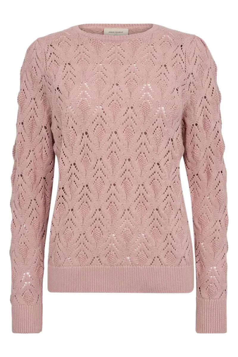 Dodo Pullover | Pale Mauve | Strik fra Freequent