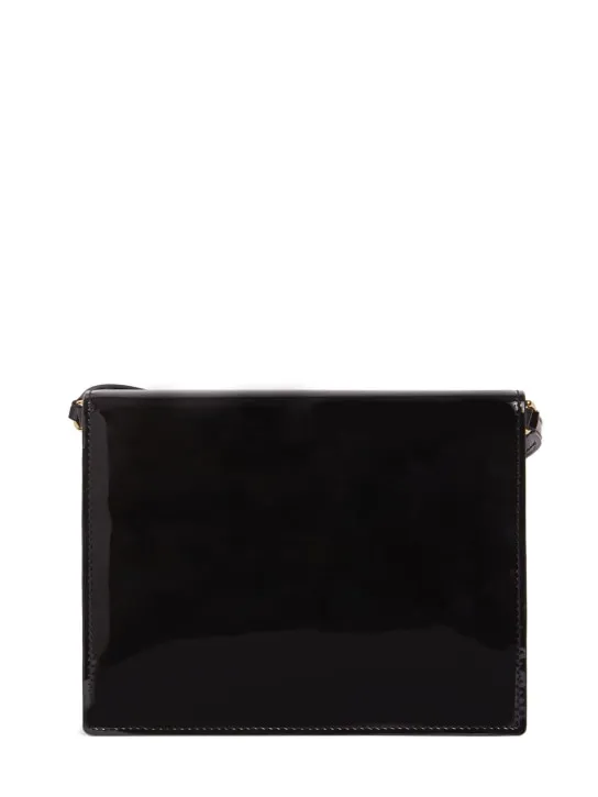 Dolce&Gabbana   Flap Logo patent leather bag 