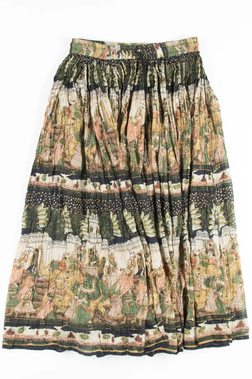 Elephant Temple Hippie Skirt