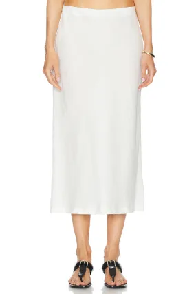 Enza Costa Linen Bias Skirt