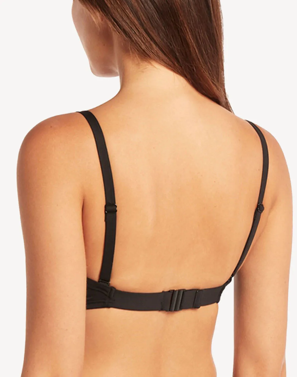 Essentials DD/E Cross Front Bikini Top