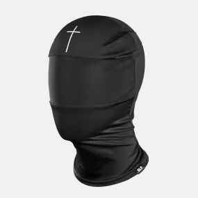 Faith Cross Black Head Bag Mask