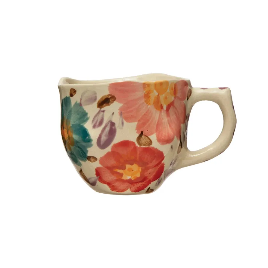 Floral Hand Painted Mug