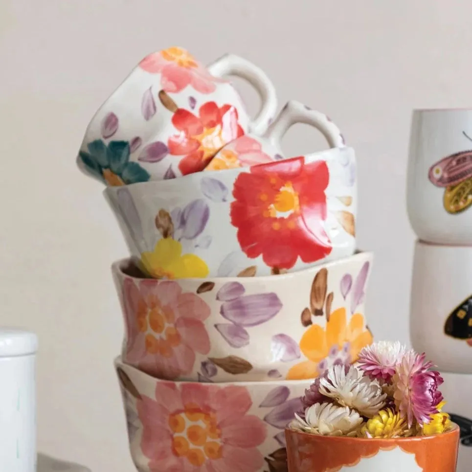 Floral Hand Painted Mug